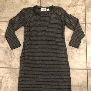 Sonnet James Play Dress - Grey Striped